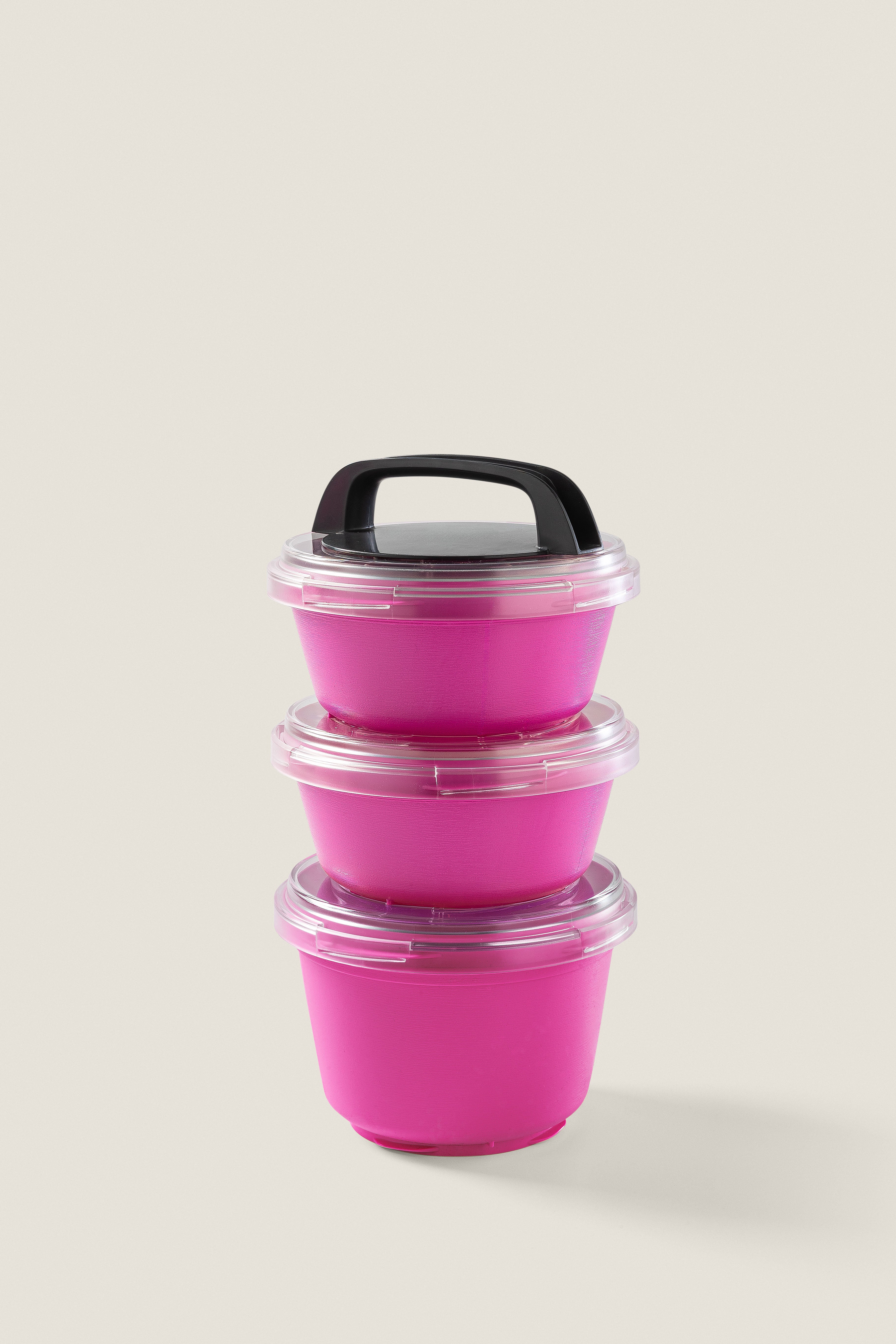 Stapel potten (hot pink)