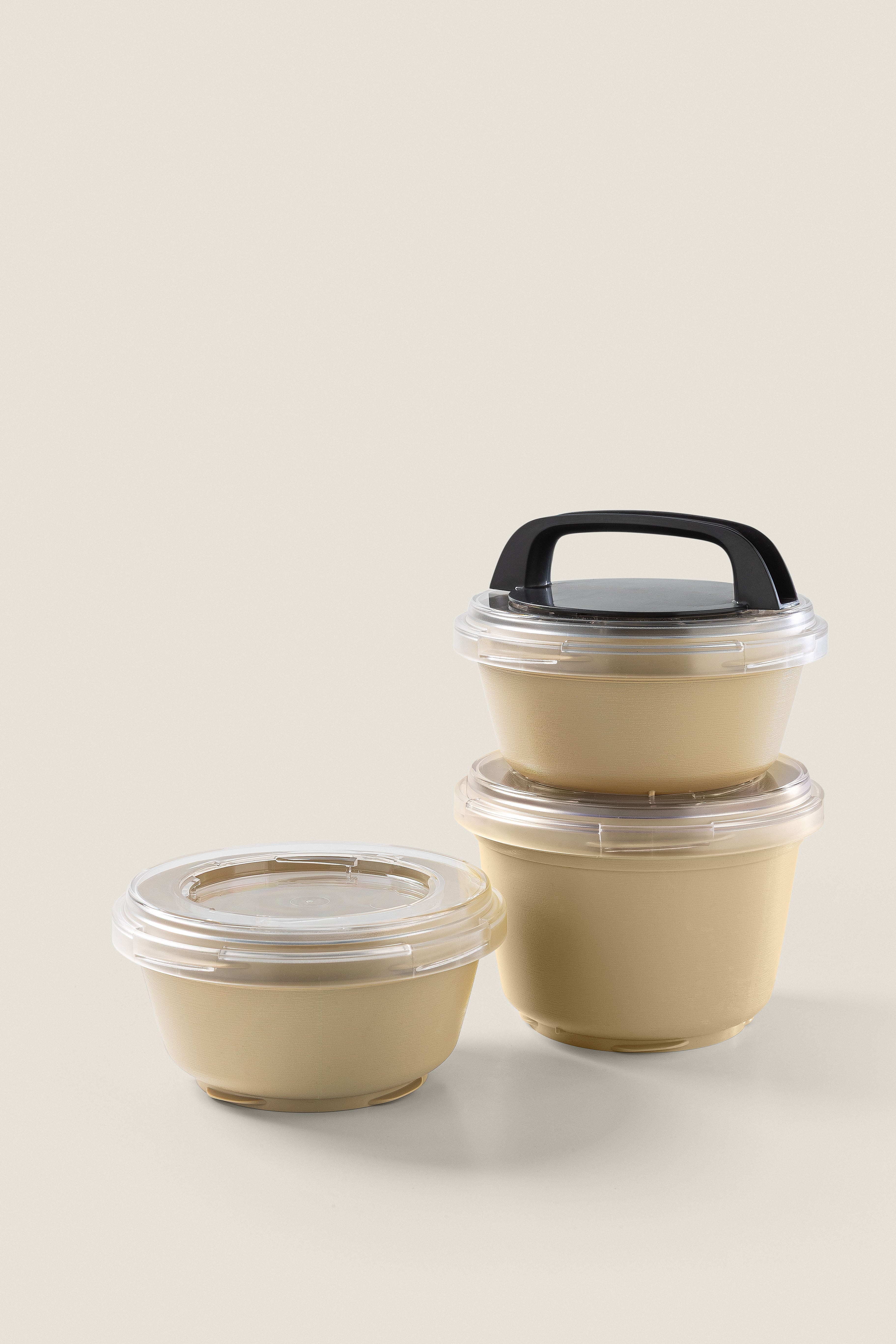 Stapel potten (sand)