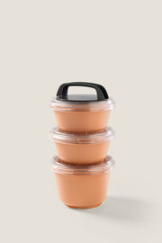 Stapel potten (apricot)