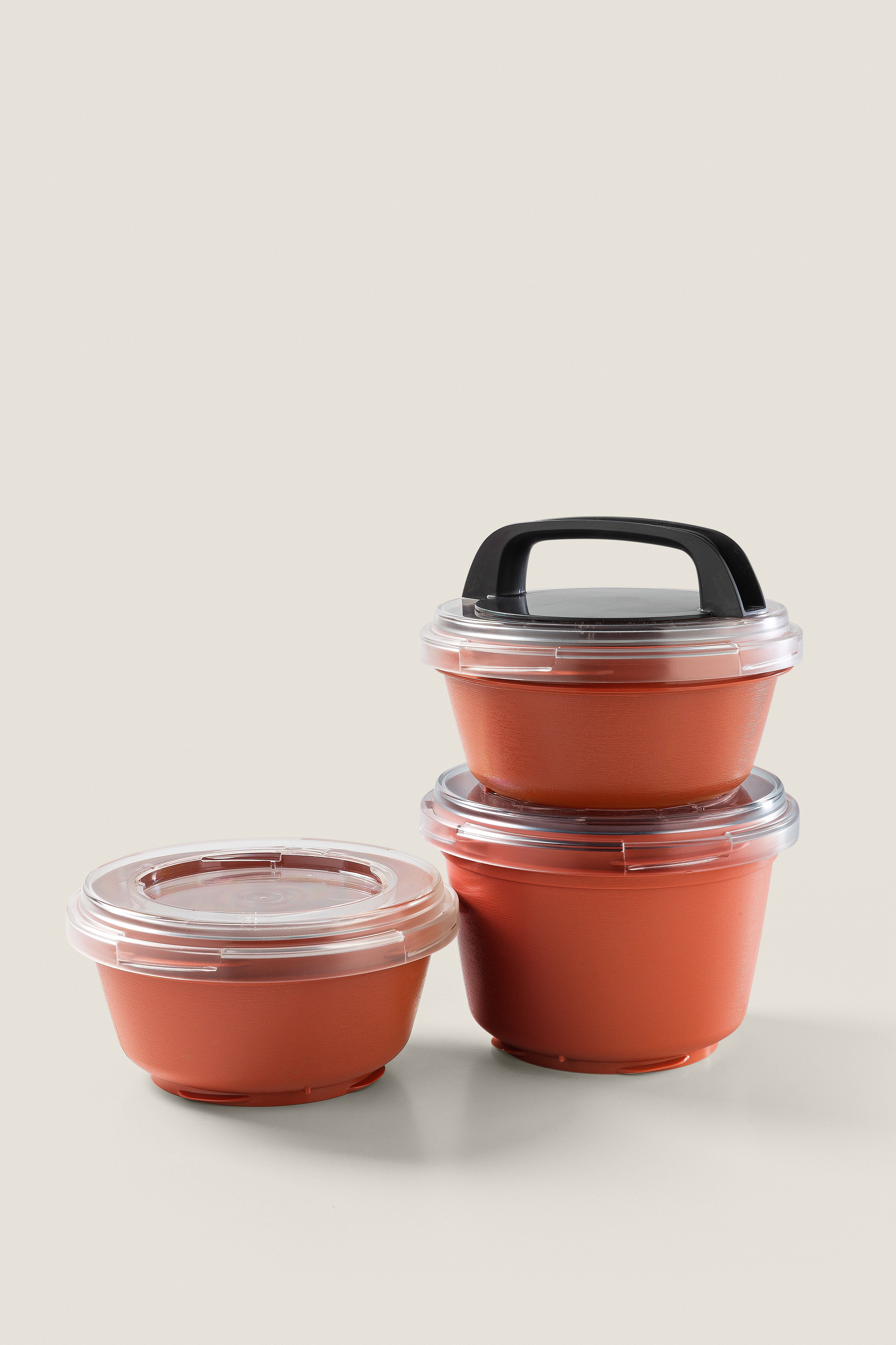 Stapel potten (sunset)