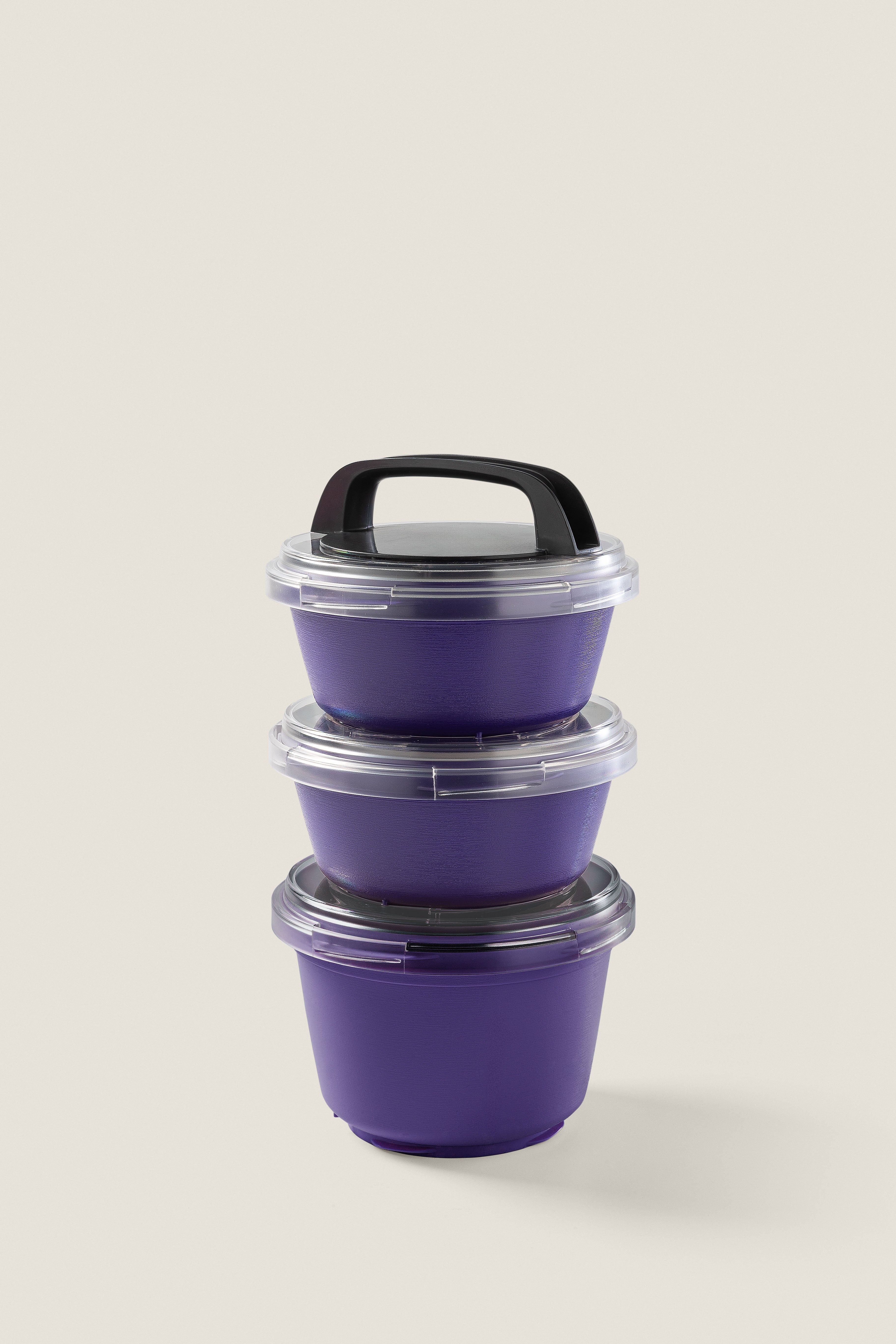 Stapel potten (violet)