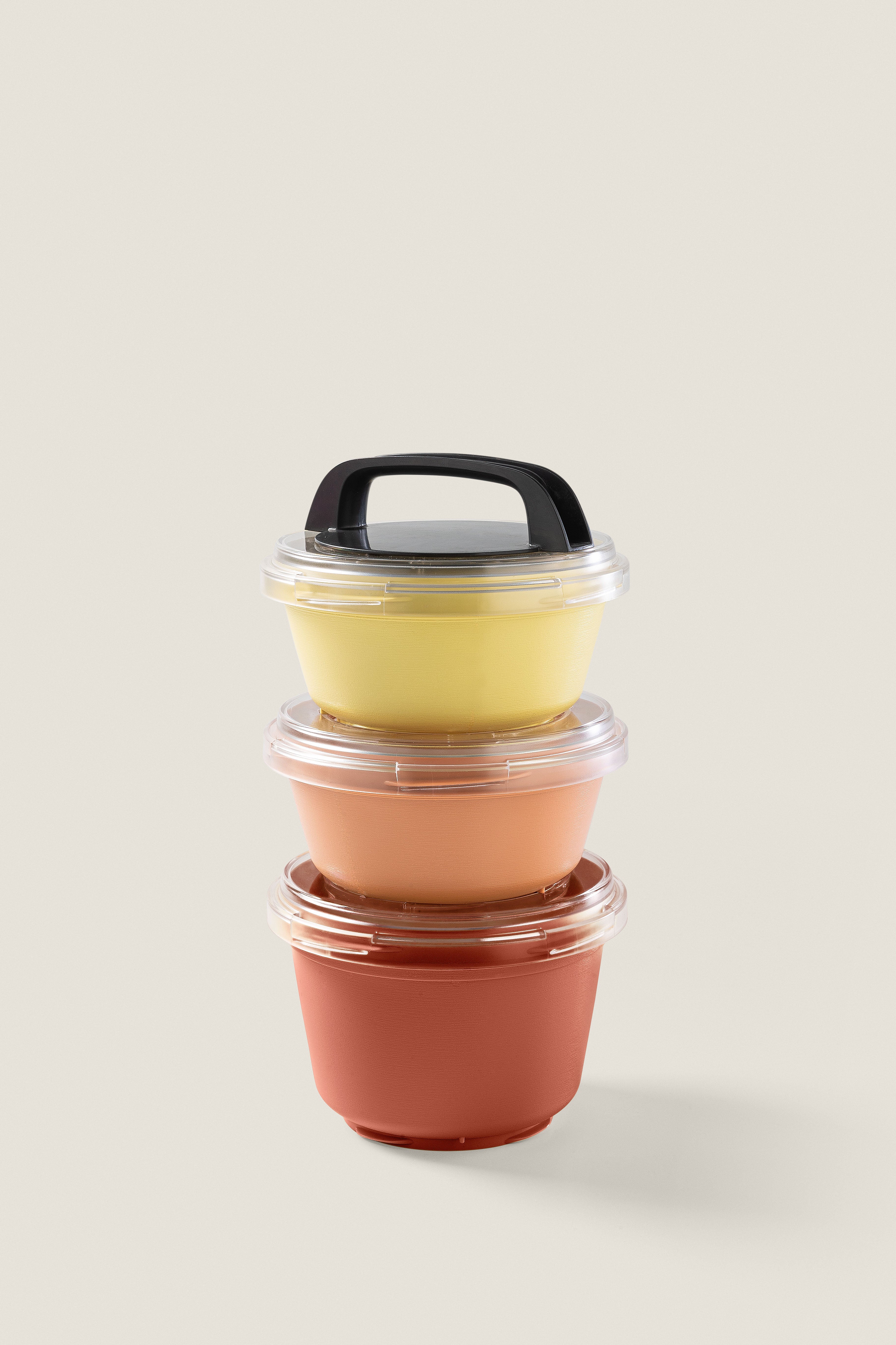 Stapel potten (orange mix)