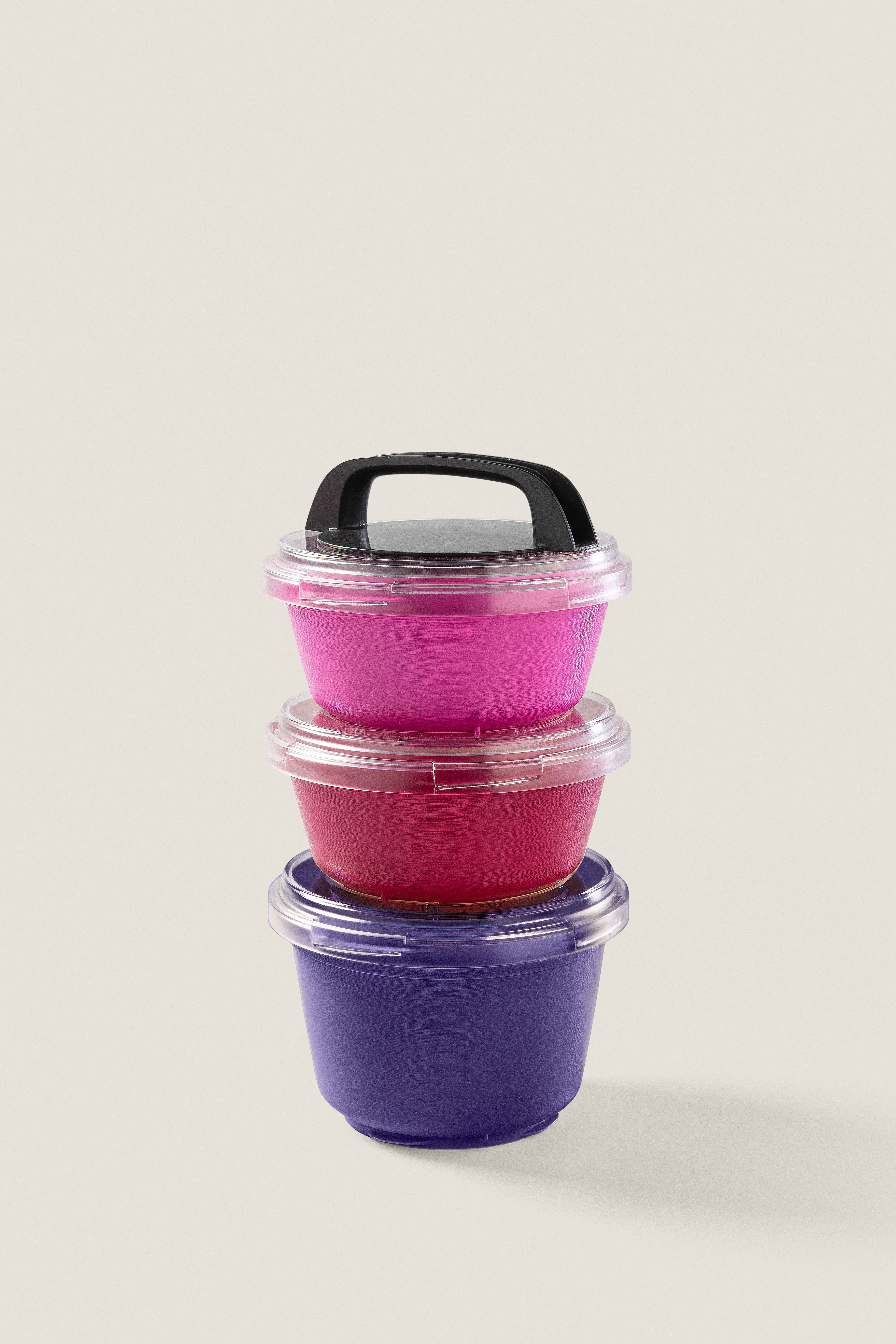 Stapel potten (pink mix)